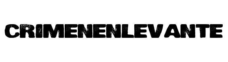 Crimen en Levante  नि: शुल्क फ़ॉन्ट्स डाउनलोड