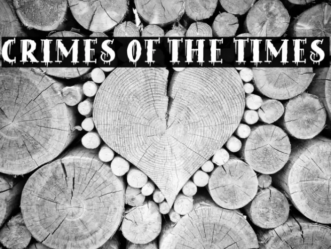 Crimes of the Times フォント examples