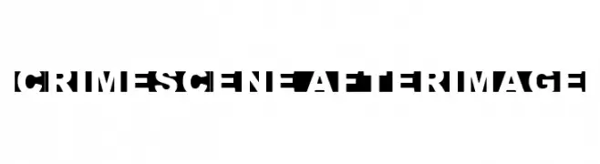 Crimescene Afterimage  フリーフォントのダウンロード