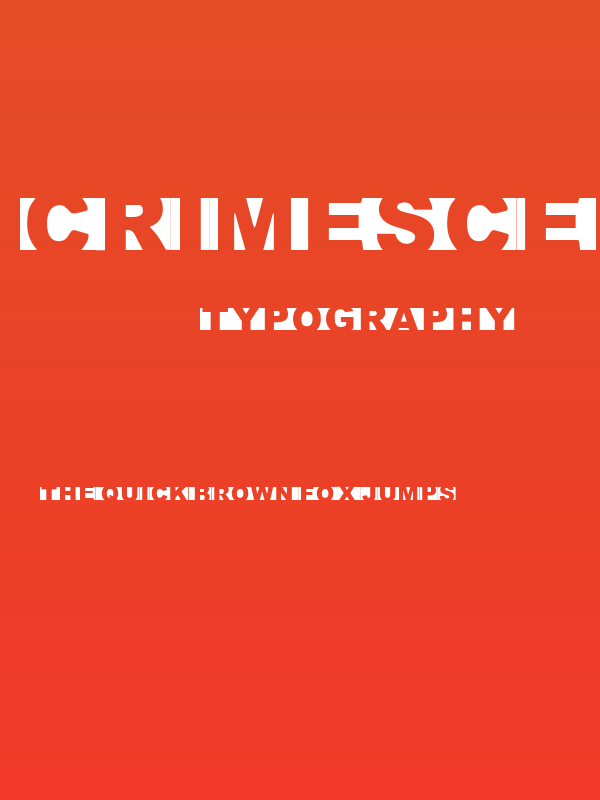 Crimescene Afterimage Poster