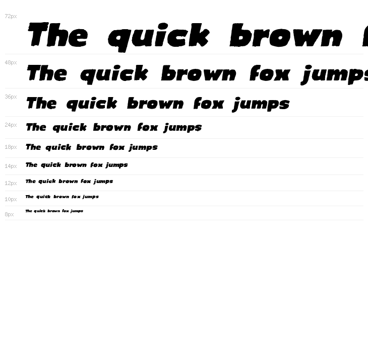 Crimewave BB Italic Waterfall