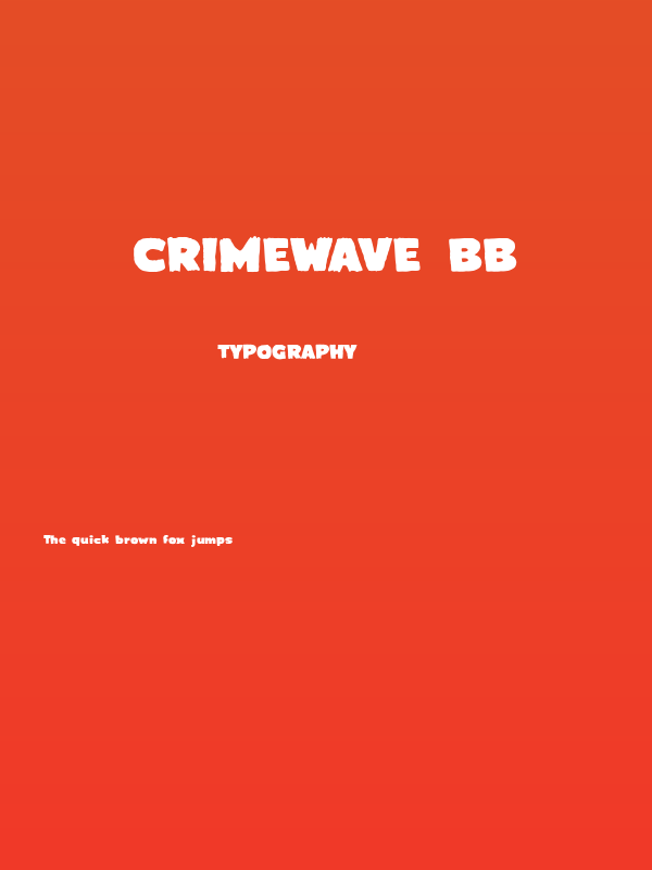 Crimewave BB Poster