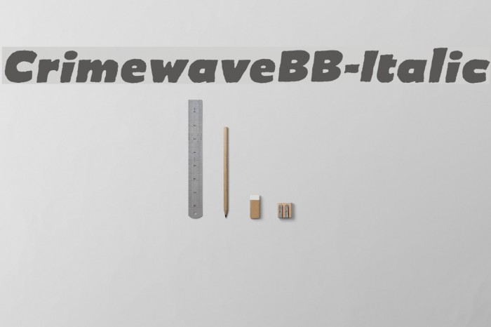 CrimewaveBB-Italic Example 1