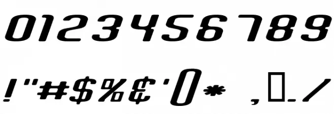 Criminal Italic フォント その他の文字