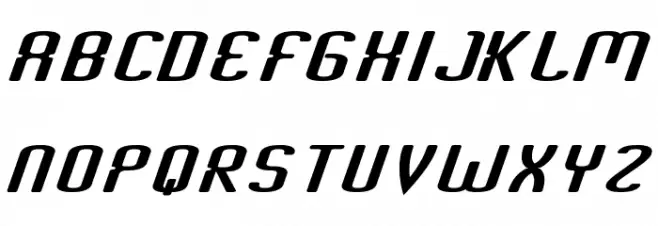 Criminal Italic Polices MAJUSCULES