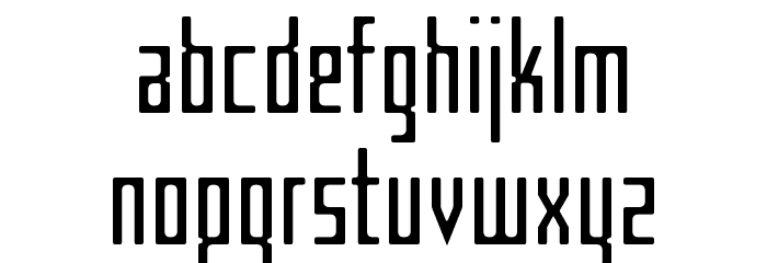 Criminal Narrow Font LOWERCASE