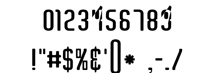 Criminal Upright Font OTHER CHARS