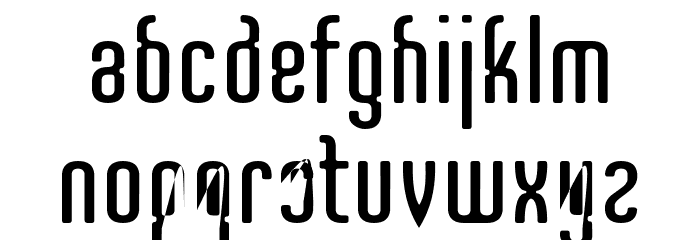 Criminal Upright Font LOWERCASE