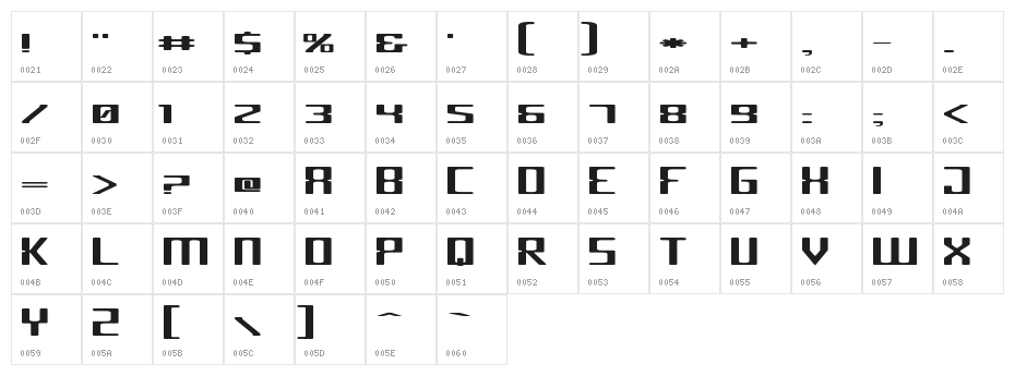 Criminal Wide Character Map