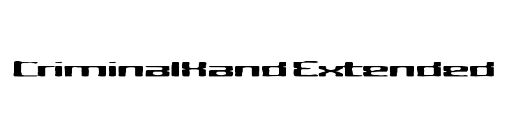 CriminalHand Extended  لخطوط تنزيل