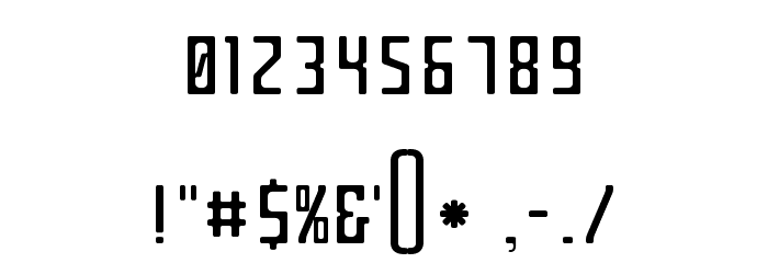 CriminalHand Extended Font OTHER CHARS
