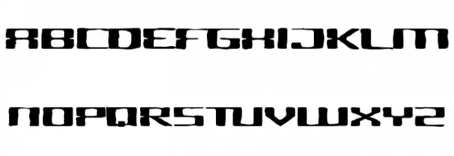 CriminalHand Extended フォント 大文字