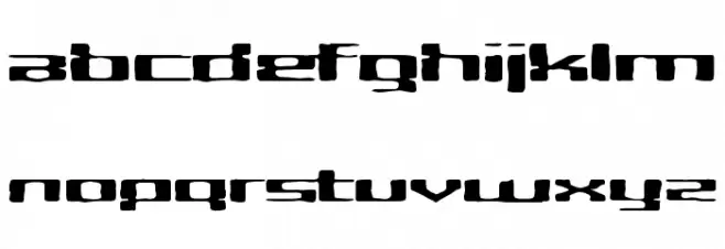 CriminalHand Extended フォント 小文字