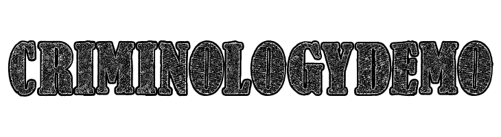 CriminologyDemo  免费字体下载