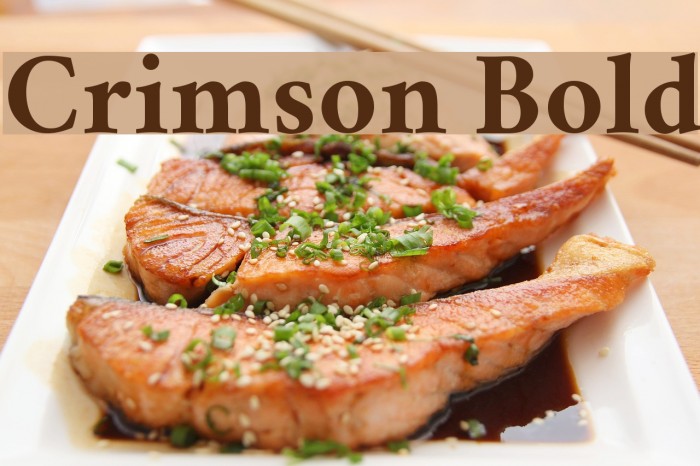Crimson Bold Font examples
