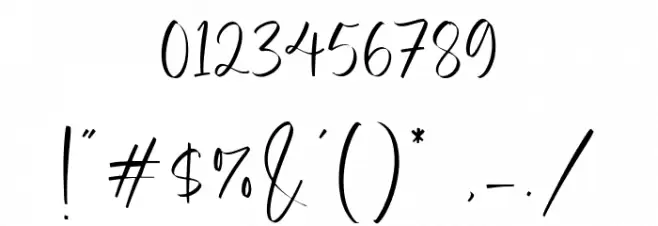 Crimson Bouquet Font OTHER CHARS