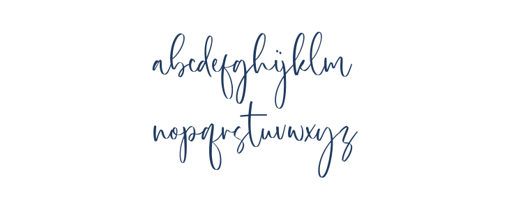 Crimson Bouquet Lowercase