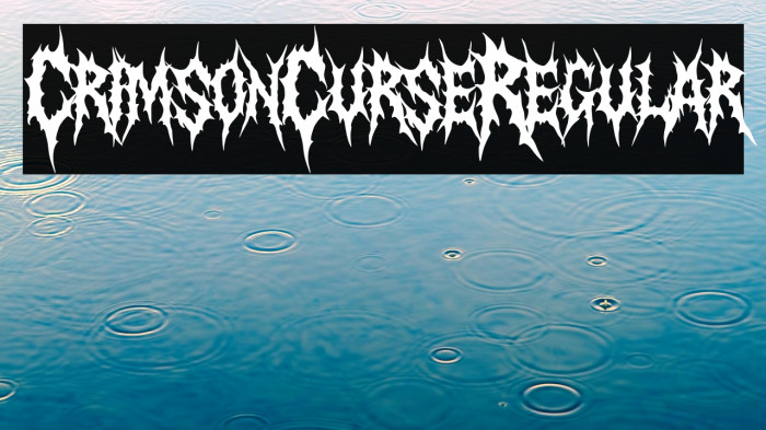 Crimson Curse Regular Example 1