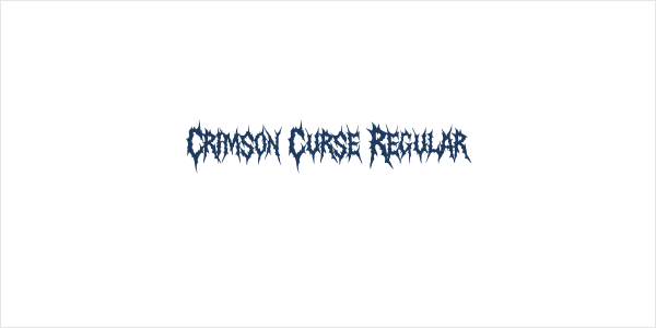 Crimson Curse Regular Logo