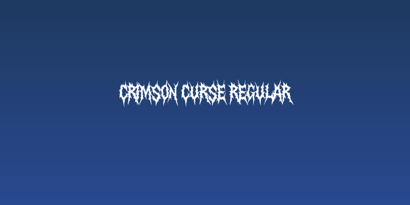 Crimson Curse Regular Social Header