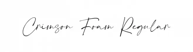 Crimson Foam Regular  Frei Schriftart Herunterladen