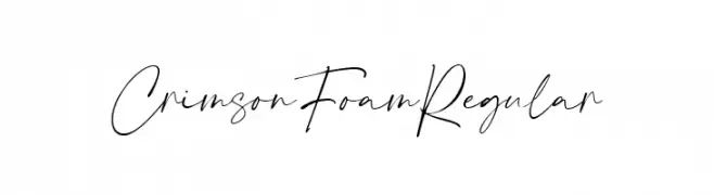 Crimson Foam Regular  Frei Schriftart Herunterladen