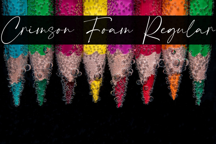 Crimson Foam Regular Example 1