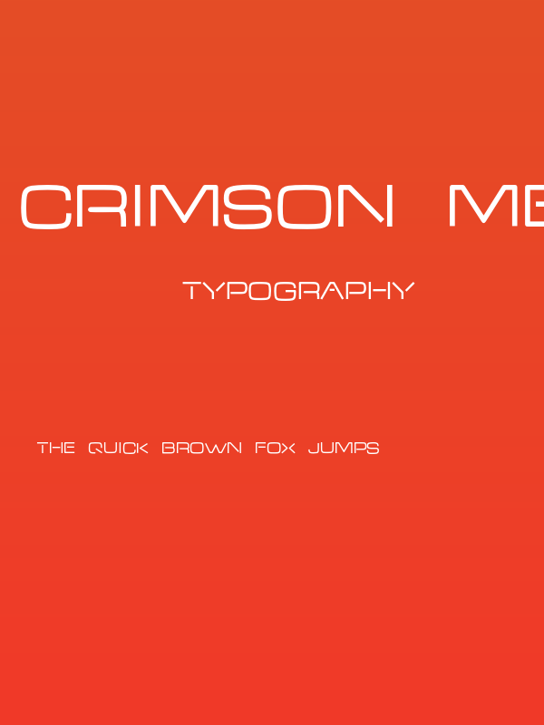 Crimson Medium Poster