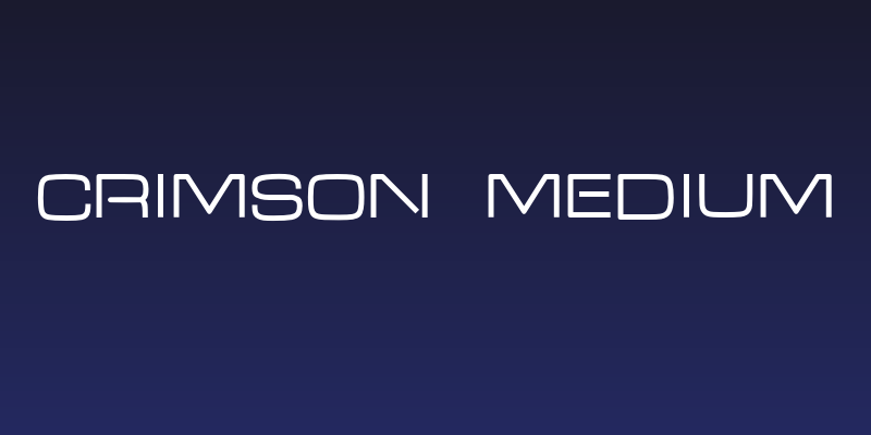 Crimson Medium Social Header