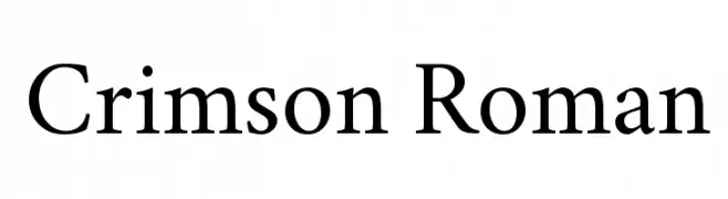 Crimson Roman  baixar fontes gratis