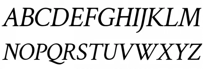 Crimson Text Italic Шрифта ВЕРХНИЙ