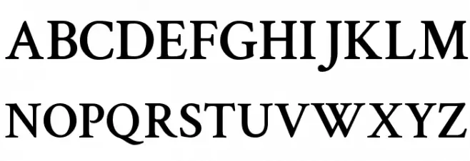 Crimson Text SemiBold Caratteri MAIUSCOLE