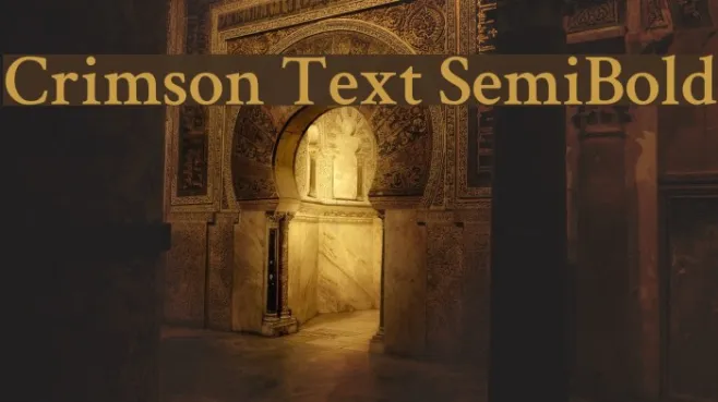 Crimson Text SemiBold Example 2