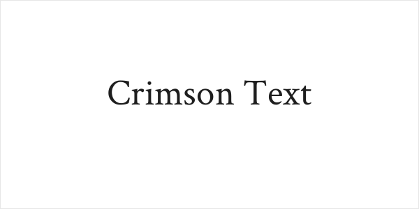 Crimson Text Logo