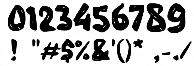 Cringo Font OTHER CHARS