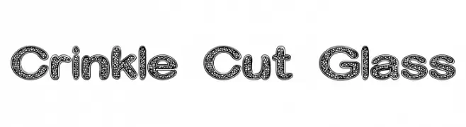 Crinkle Cut Glass  Descarca Fonturi Gratis