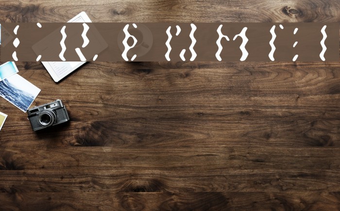 Crinkle Font examples