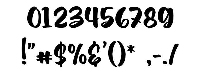 Cripsy Regular Font OTHER CHARS
