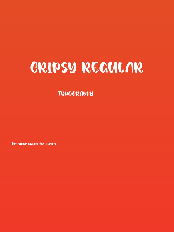 Cripsy Regular Poster