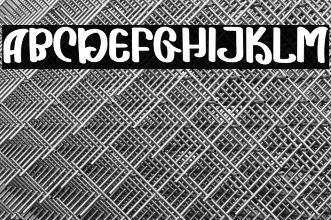 Crish Stick Font examples