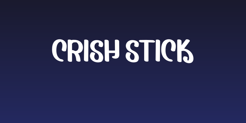 Crish Stick Social Header