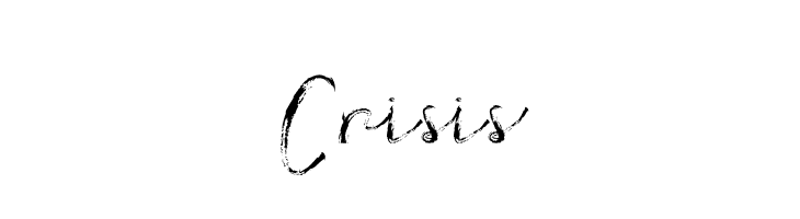 Crisis  baixar fontes gratis