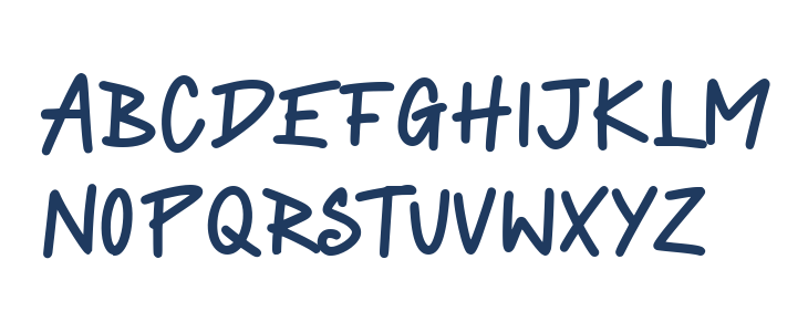 Crisp Cracks Uppercase