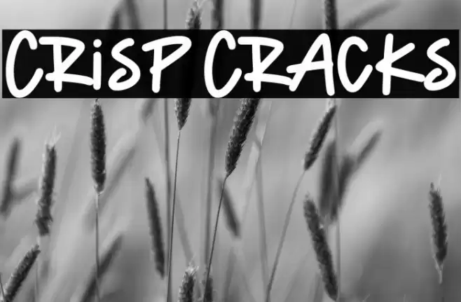 Crisp Cracks Font examples