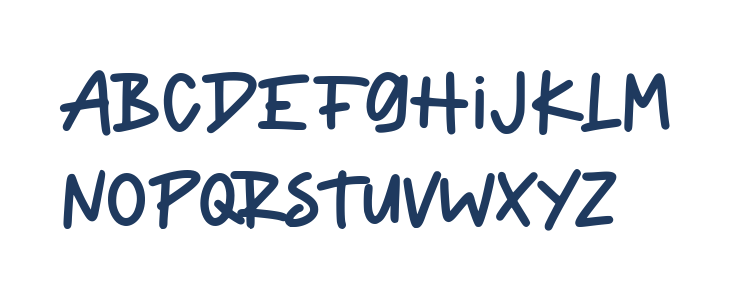 Crisp Cracks Lowercase