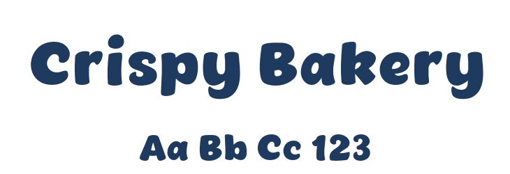 Crispy Bakery Font Preview