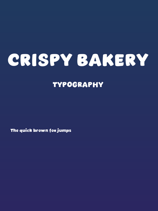 Crispy Bakery Poster