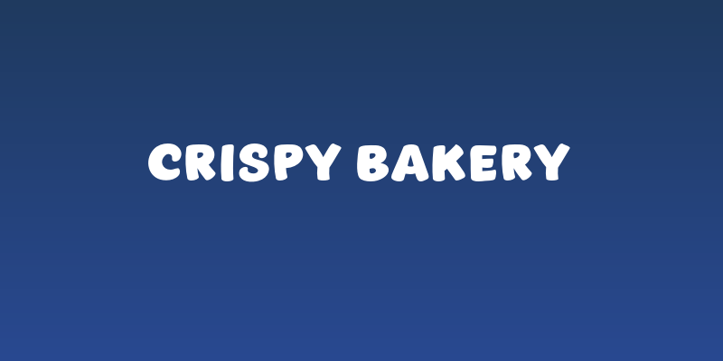 Crispy Bakery Social Header