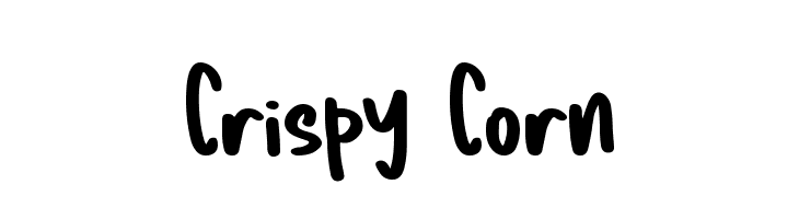 Crispy Corn  フリーフォントのダウンロード