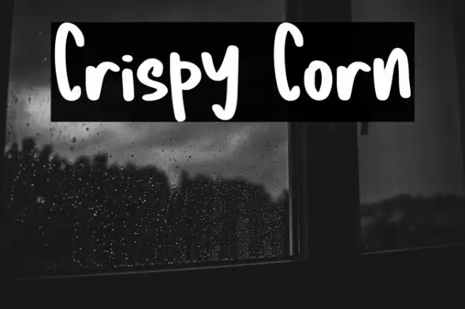 Crispy Corn Font examples